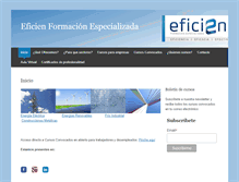 Tablet Screenshot of eficienformacion.com